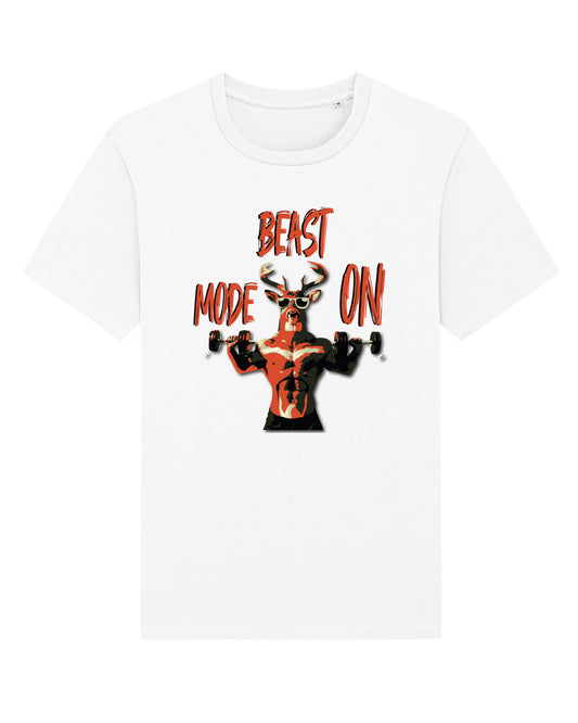 AWG - T-shirt "Beast Mode On" – Performance Edition - Cotone Biologico