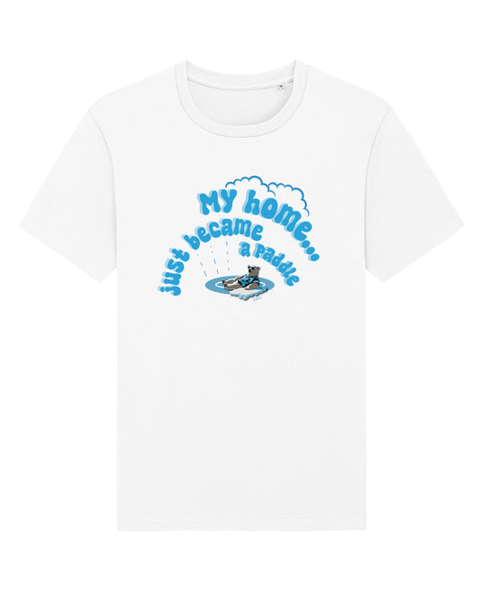 AWG - T-shirt "Home Puddle" – Climate Awareness Edition - Cotone biologico