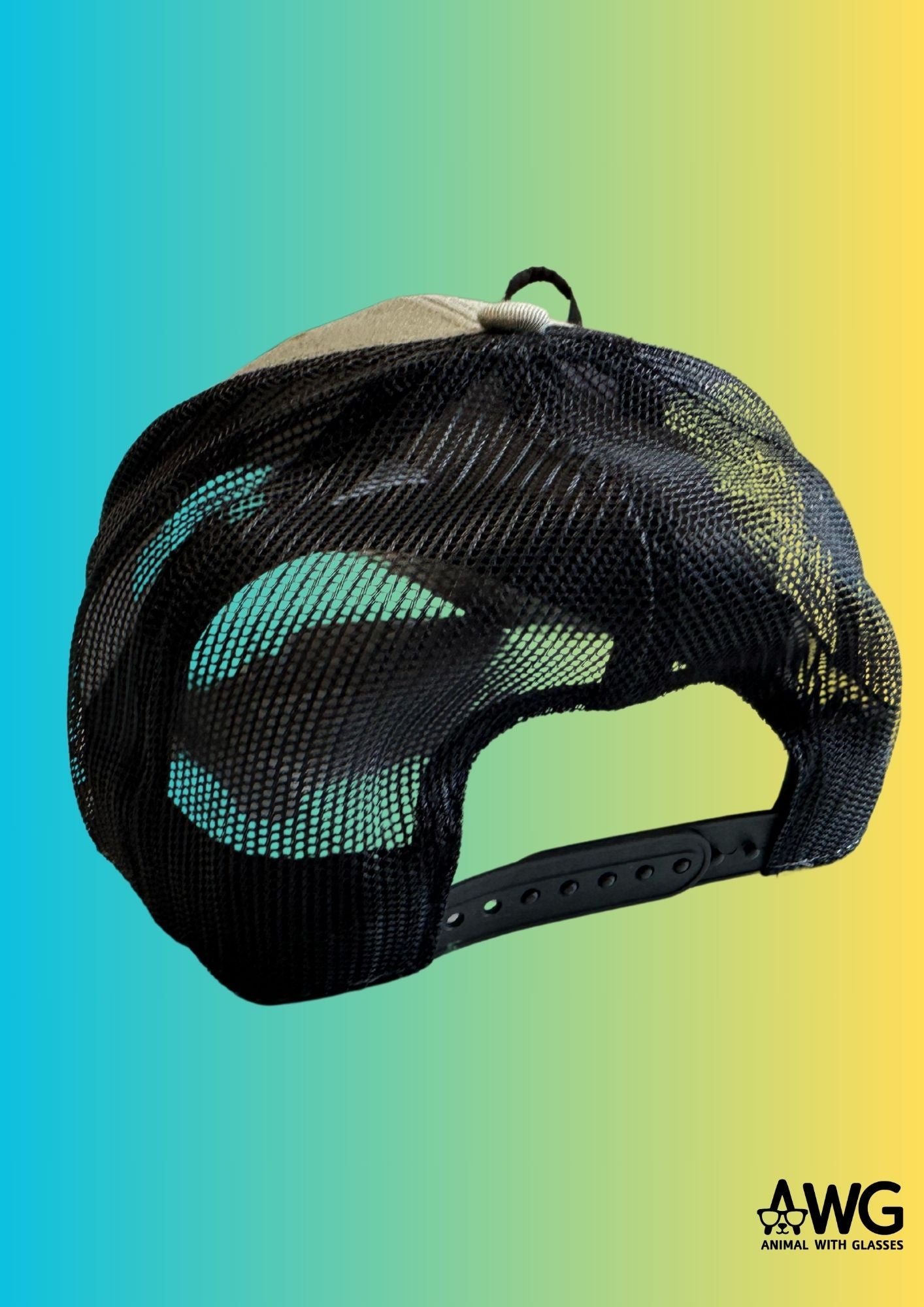 Cappellino Trucker Blu 100% Poliestere riciclato | Collezione Animal With Glasses