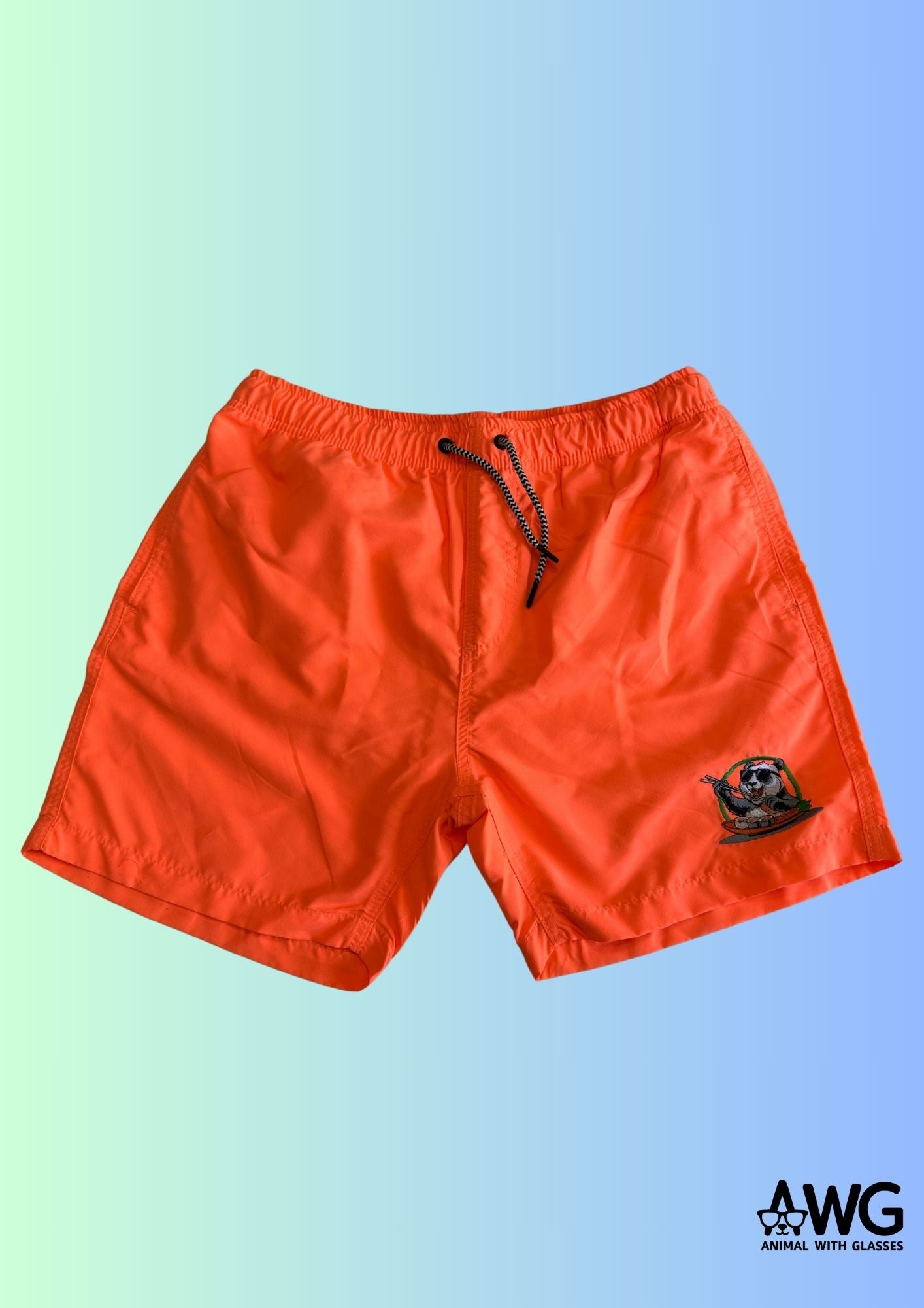 Costume da bagno Panda Sushi in poliestere riciclato - Moda mare sostenibile AWG