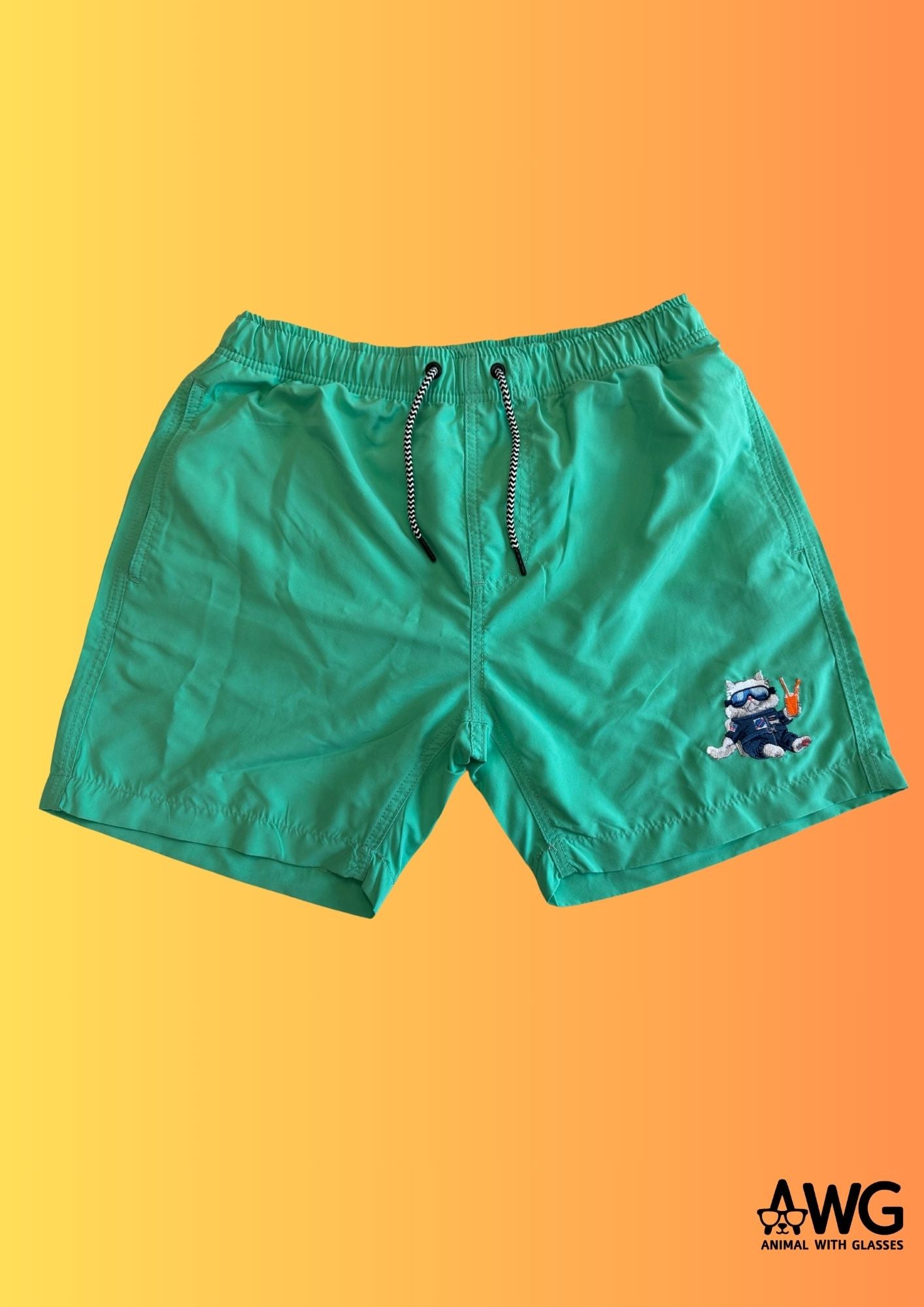 Costume da bagno Gatto Spaziale in poliestere riciclato - Swimwear eco-friendly AWG