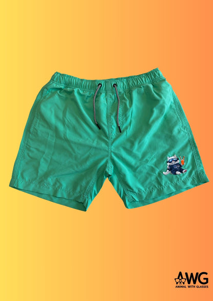 Costume da bagno Gatto Spaziale in poliestere riciclato - Swimwear eco-friendly AWG