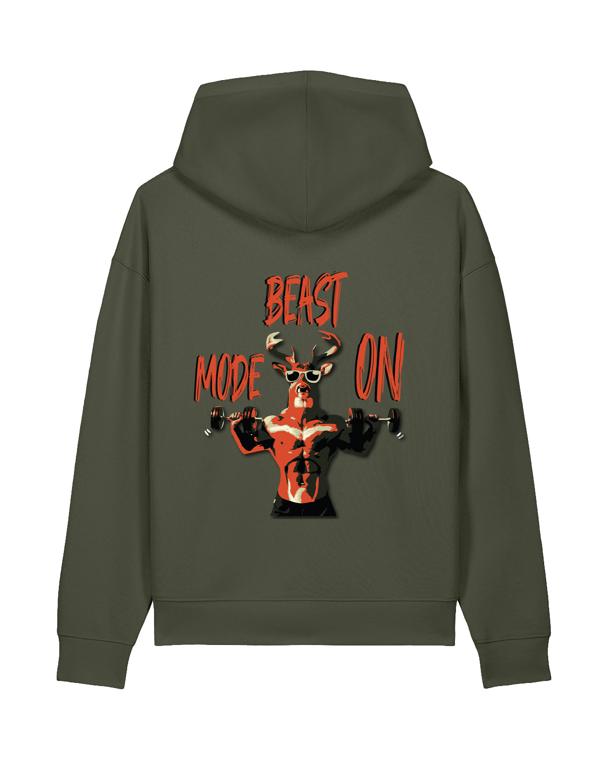 AWG - Hoodie "Beast Mode On" – Relaxed Edition - Sostenibile
