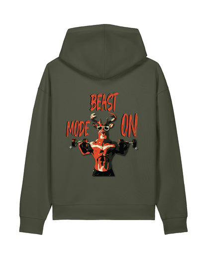 AWG - Hoodie "Beast Mode On" – Relaxed Edition - Sostenibile
