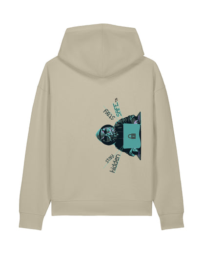 AWG - Hoodie "Stay Hidden" – Stone Cyber Edition - Sostenibile