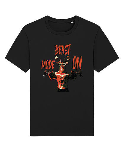AWG - T-shirt "Beast Mode On" – Performance Edition - Cotone Biologico