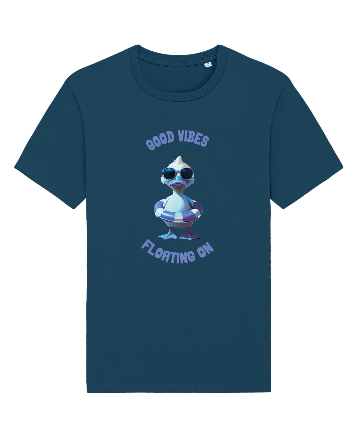 AWG - T-shirt "Good Vibes - Floating On" – Essential Edition - Cotone Biologico