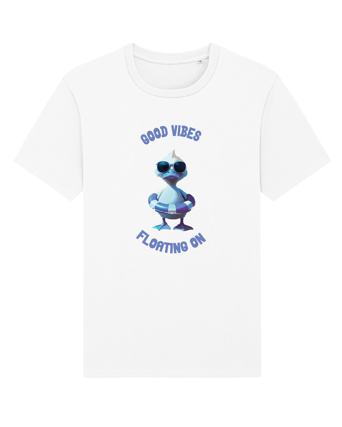 AWG - T-shirt "Good Vibes - Floating On" – Essential Edition - Cotone Biologico