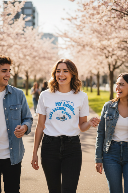 AWG - T-shirt "Home Puddle" – Climate Awareness Edition - Cotone biologico