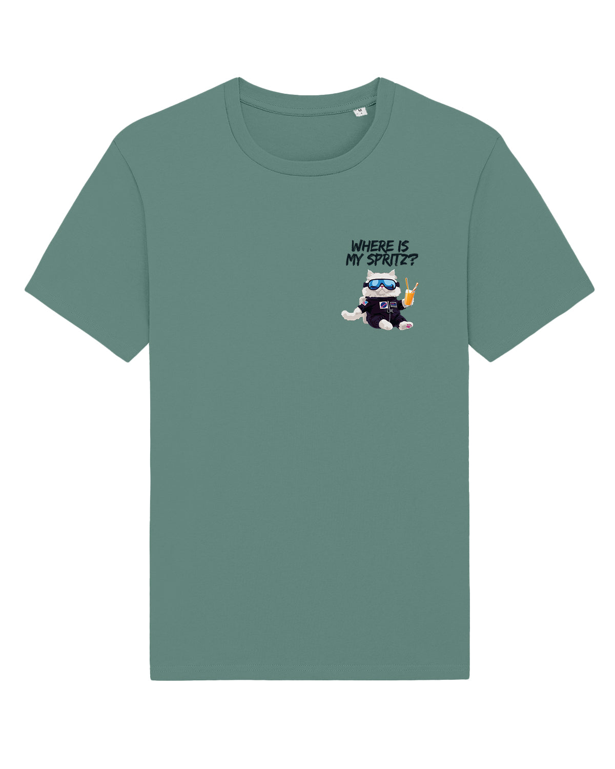 AWG - T-shirt "Where Is My Spritz?" – Cotone Biologico
