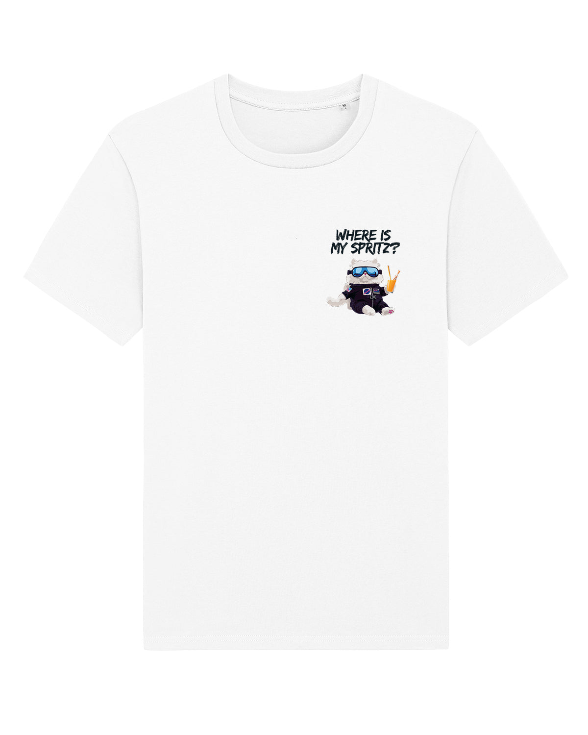 AWG - T-shirt "Where Is My Spritz?" – Cotone Biologico