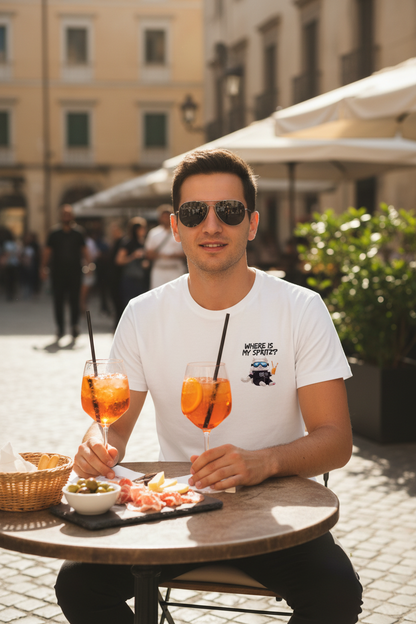 AWG - T-shirt "Where Is My Spritz?" – Cotone Biologico