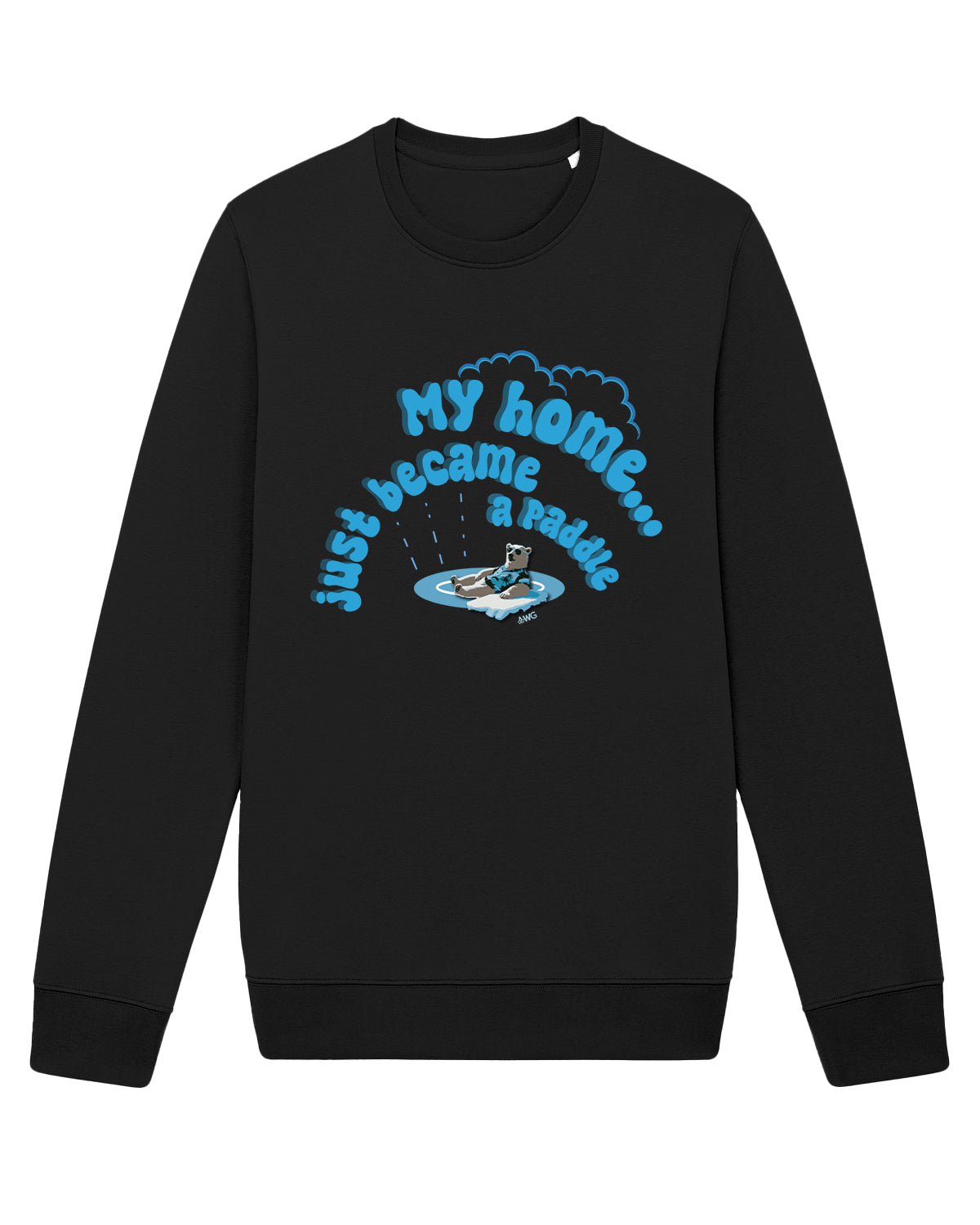 AWG | Sweatshirt "Home Puddle" – Eco-Awareness - Sostenibile