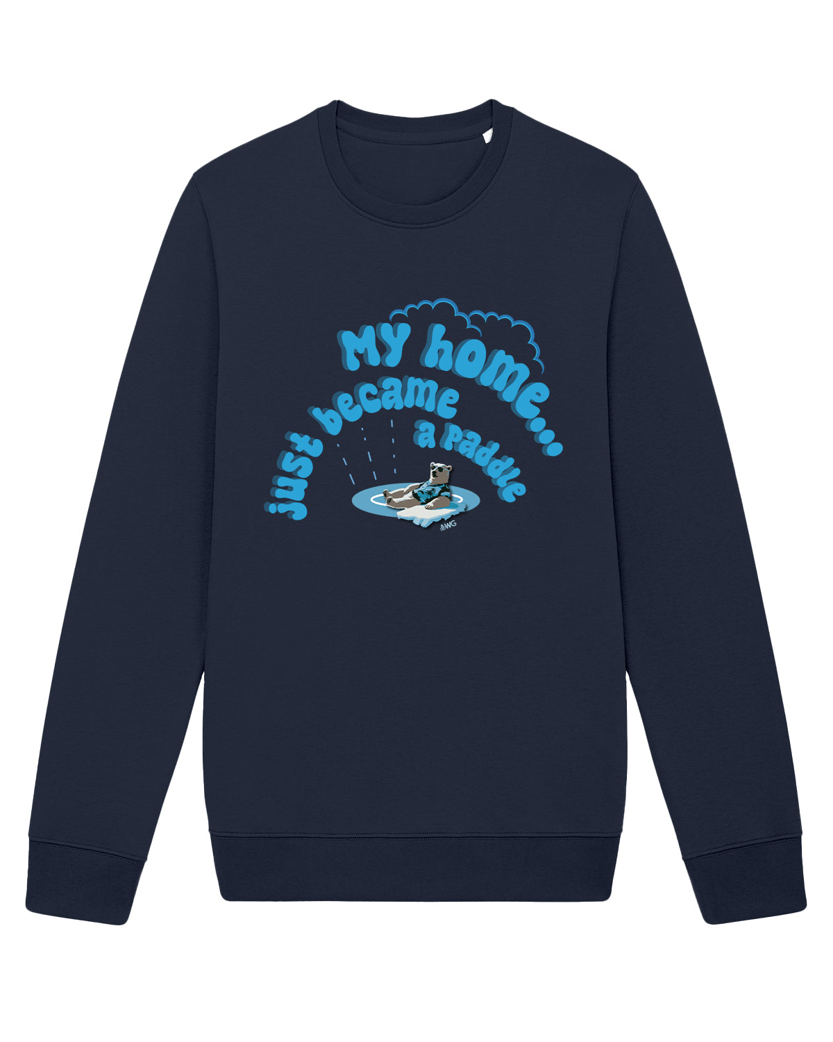AWG | Sweatshirt "Home Puddle" – Eco-Awareness - Sostenibile