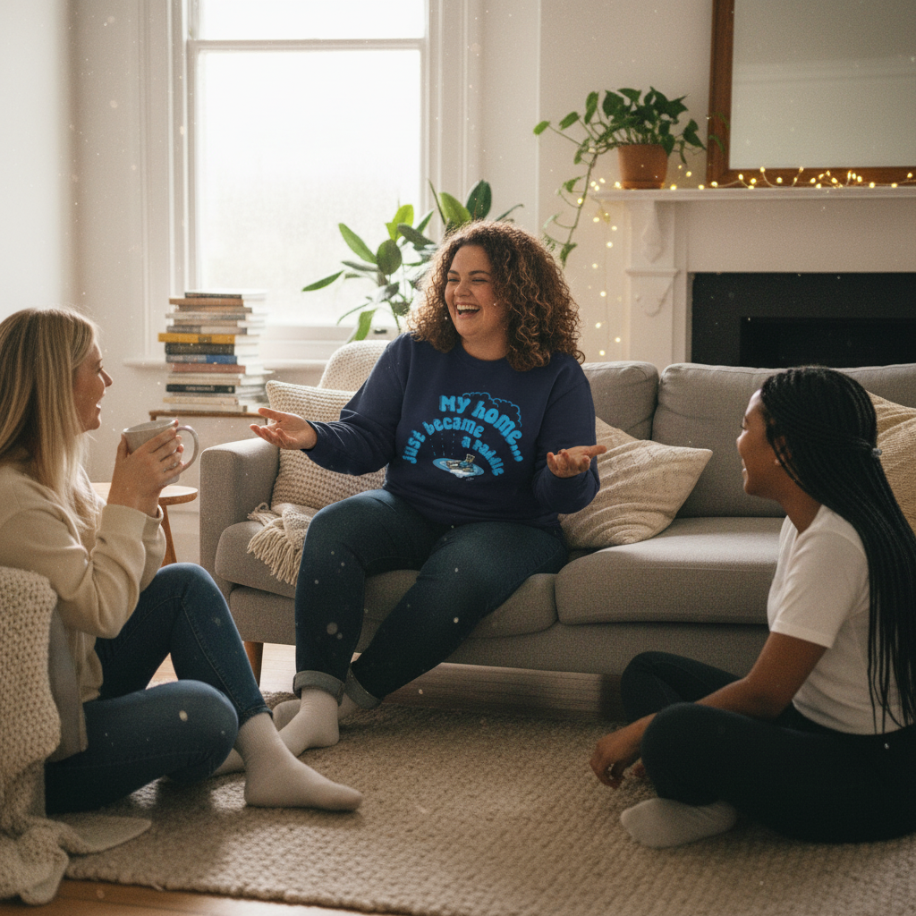 AWG | Sweatshirt "Home Puddle" – Eco-Awareness - Sostenibile