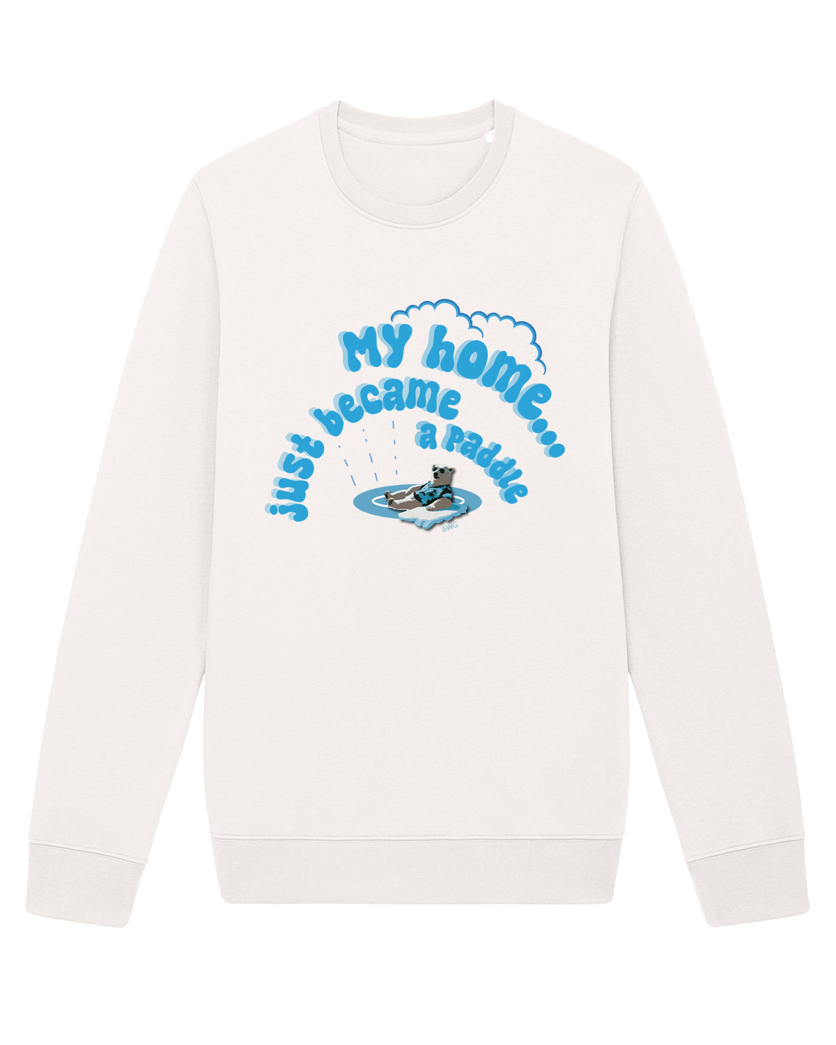 AWG | Sweatshirt "Home Puddle" – Eco-Awareness - Sostenibile