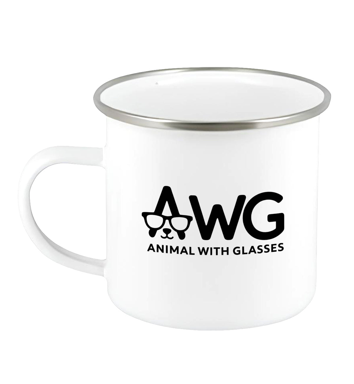AWG - Tazza in metallo con stemma - Spirito Outdoor, Cuore Urban