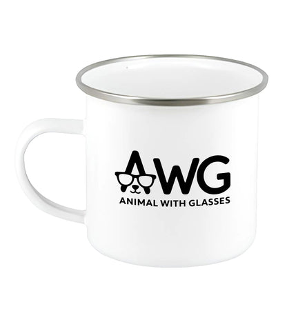 AWG - Tazza in metallo con stemma - Spirito Outdoor, Cuore Urban